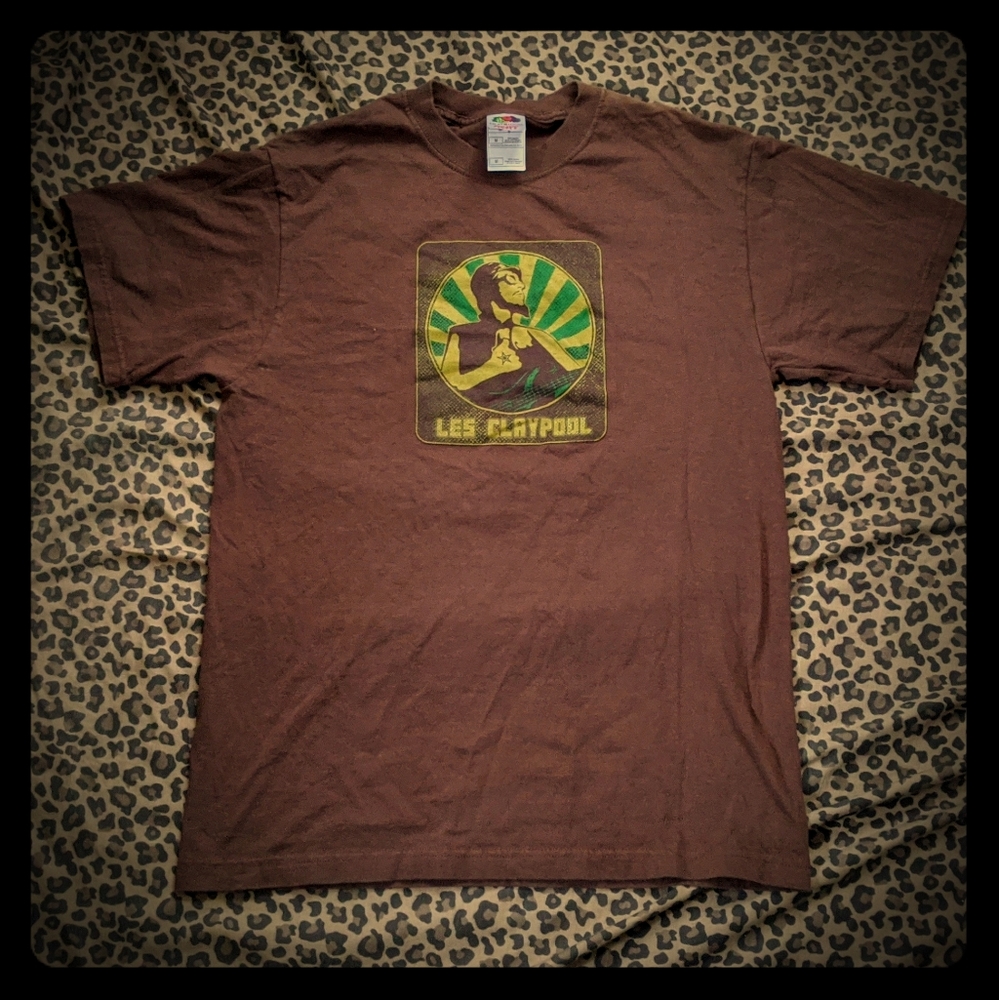 Vintage Les Claypool from Primus tee t shirt